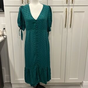 NWT Maeve by Anthropologie Eudora Turquoise Dress
